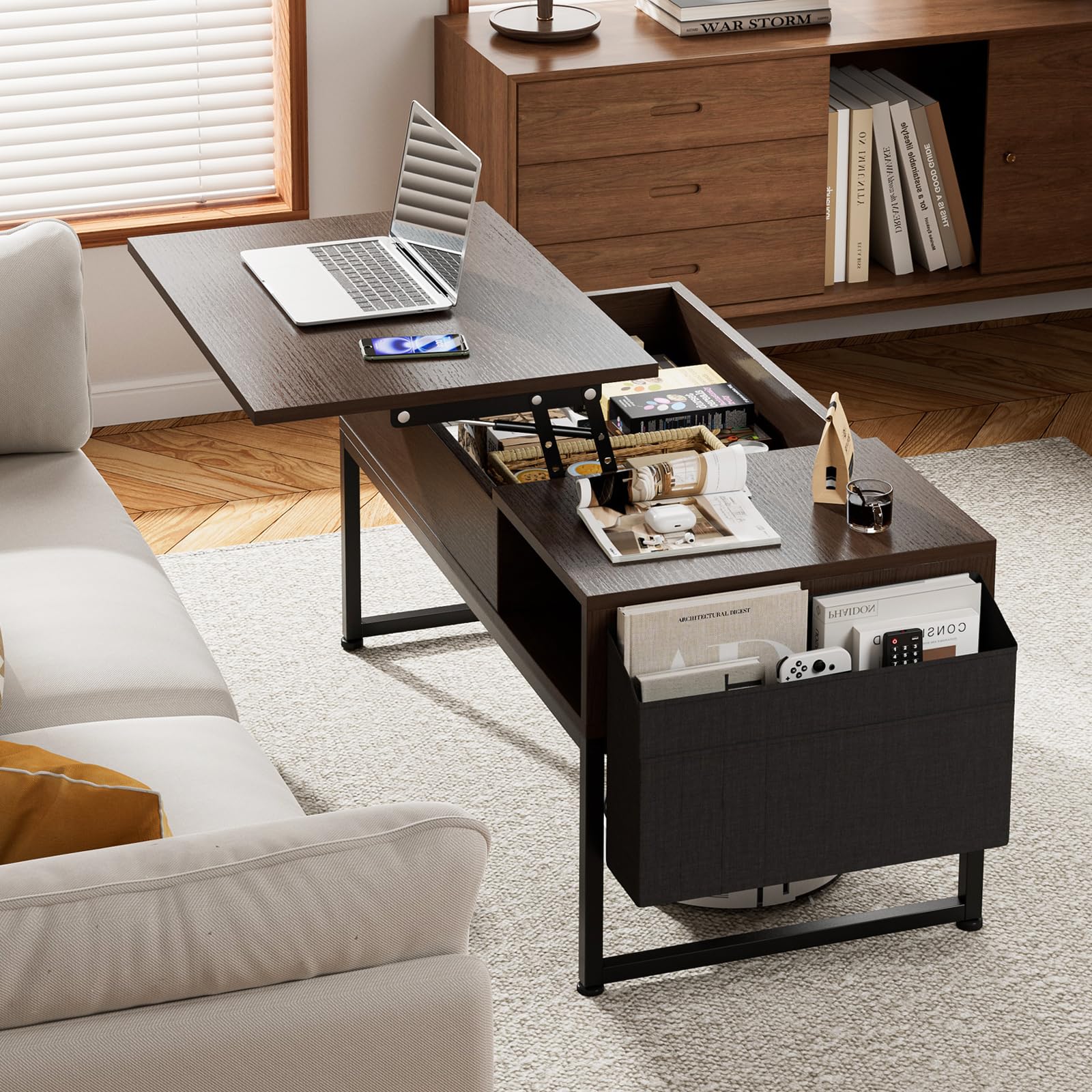 ローテーブル 昇降式 コーヒーテーブル テーブル リフティングテーブル 多機能 Amazon.co.jp: IKIFLY ローテーブル 昇降式 コーヒーテーブル